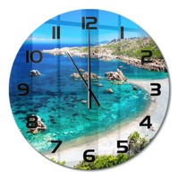 Moderne Runde Wanduhr Mit FließEnden Zeigern Bucht Schwarze Zeiger Fi60 Cm