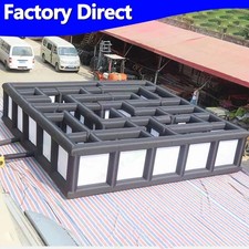 8m-12m Inflatable Halloween Haunted House Outdoor Inflatable Maze With Blower