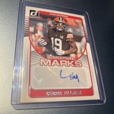 2024 Panini Donruss Signature Marks Cedric Tillman Auto SMA-CTI Browns Autograph