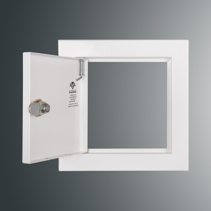 SP INSPECTION DOOR 150X150 LOCK WHITE 893601