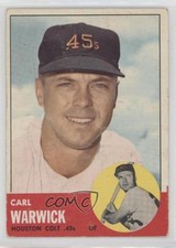 1963 Topps Carl Warwick #333 5p5