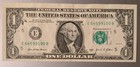 (3) 2021 $1 Dollar Bill Error Misaligned Miscut off center Federal Reserve Note — photo 6