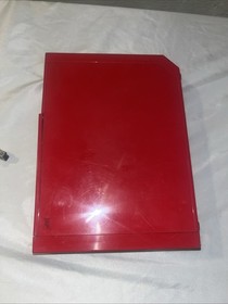Nintendo Wii Red Console RVL-001 Lot: Wii Remote & Motion Plus Wires Sensor Bar
