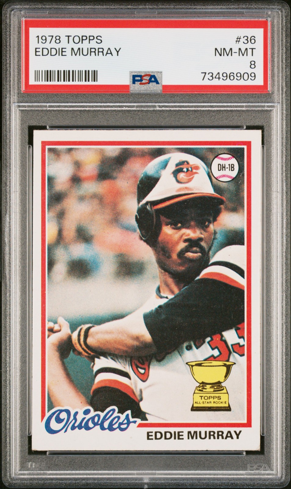 1978 Topps 36 Eddie Murray RC PSA 8 73496909