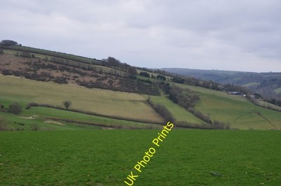 Foto A2 West Somerset: Landschaft Coppleham mit Blick über c2014