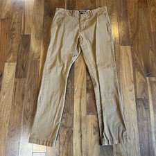 Tommy Hilfiger Men's Slim Fit Chino Pants Beige Size 32