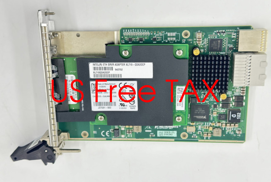 National Instruments NI PXIe-8240 PXIe, 2-Port, 40 Gigabit PXI Ethernet Interfac
