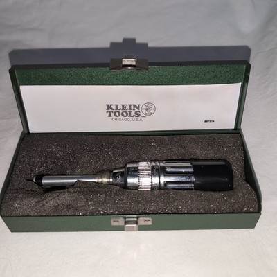 KLEIN TOOLS 57035 1/4'' DRIVE ADJUSTABLE TORQUE SCREWDRIVER 2-36 IN/LBS 57034 KIT