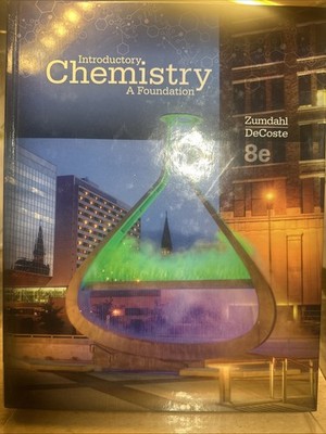 Introductory Chemistry A Foundation 8th Edition Zumdahl DeCoste