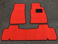 Toyota Land Cruiser 80 Series 5-seater Floor Mats Red Plain Japan 1996-2000