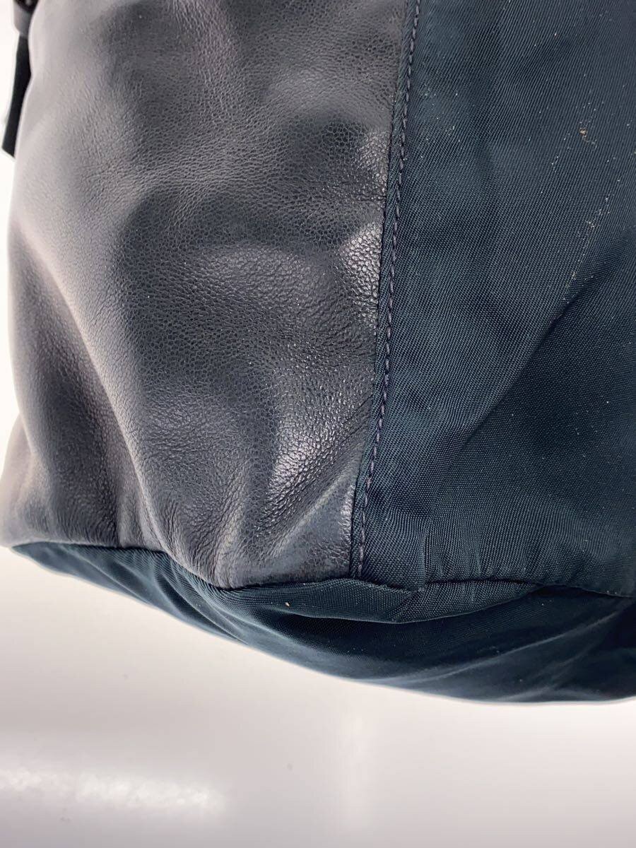 PRADA Backpack Nylon Black Solid Color - image 7