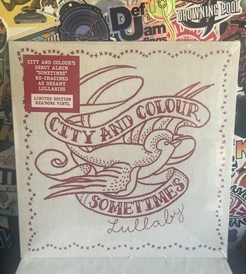 CITY AND COLOUR So Etimes Lullaby NEW RED/BONE MERGE VINYL W/HYPE/1200