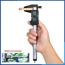 Digital 6" 150mm LCD Carbin Fiber Electronic Digital Vernier Caliper Micrometer
