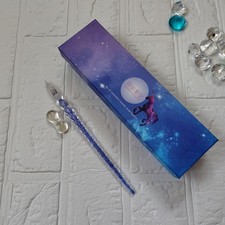 Glass pen, thick, free, starry sky 303953