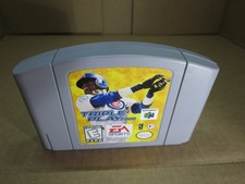 Triple Play 2000 Baseball (Nintendo 64, N64 2000) Cart Tested Works Authentic