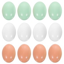  12 uova di legno grezzo: per riempire il cestino di Pasqua - Decorazioni per