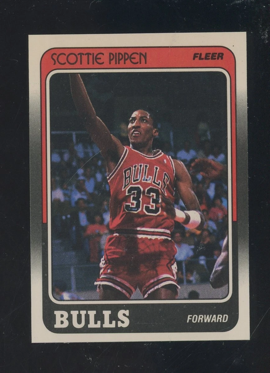 Fleer Scottie Pippen Basketball Sports Trading Card Singles Rookie