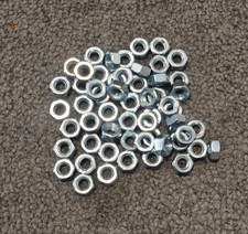 Bag of 57 M6 Flat Nuts