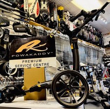 POWAKADDY CT6 GPS ELECTRIC GOLF TROLLEY UMBRELLA HOLDER 24 HOUR DELIVERY!!!