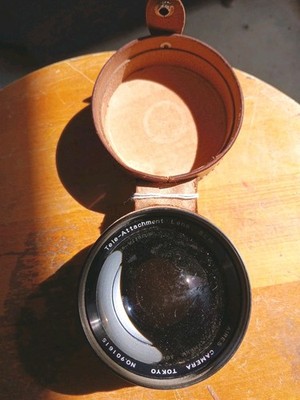 Aires Camera Japan Tele Attachment 8cm Telephoto Lens With Case