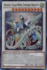 Dragón sincronizado ala cristalina (UR) ultra raro cuarto de siglo estampida RA04-