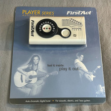 First Act MGT-02 Auto Guitar Chromatic Digital Tuner acoustic electric bass NEW