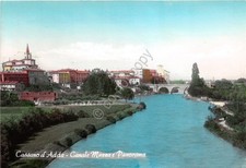 Cartolina - Postcard - Cassano d'Adda - Canale Muzza - Panorama - 1964