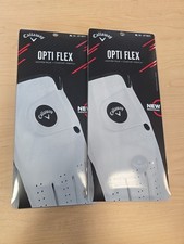 Callaway Opti Flex Left Hand Cadet Medium Large Set Of 2 Golf Gloves