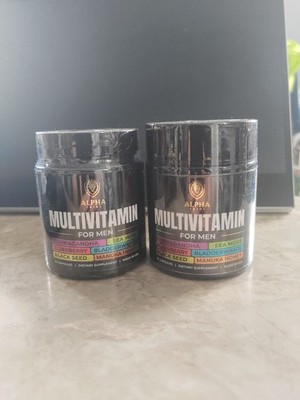 2 X Alpha Tribe Multivitamin for Men - 60 capsules EXP 2027-2028