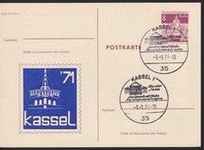 BERLIN, P 70 priv. Zudr., Kassel&acute;71/SST 3.9.71