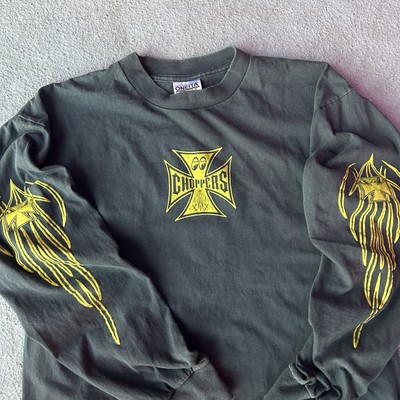 Vintage BOOT West Coast Choppers Center Logo Longsleeve XL 