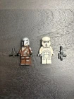 Lego Star Wars Minifigures Mandalorian and Imperial Remnant AT-RT Driver