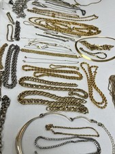 Huge Lot Of Gold/Silver, And Unknown Metal Chains, All Unchecked!￼
