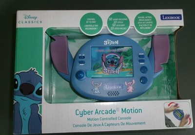 Lexibook - Disney Stitch - tragbare Cyber-Arcade-Konsole, 50 Spiele NEU