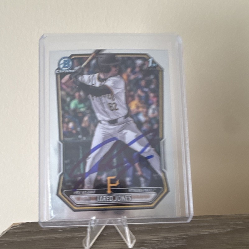 Bowman 2024 Bowman Chrome Prospects 1st Bowman Auto Jared Jones BCP-6 Pirates