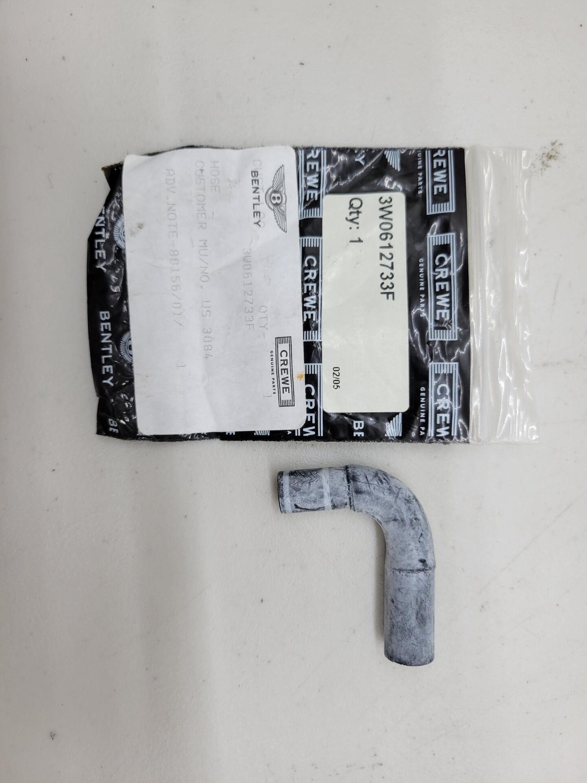 Rolls Royce / Bentley Brake Servo Vacuum Hose 3W0612733F