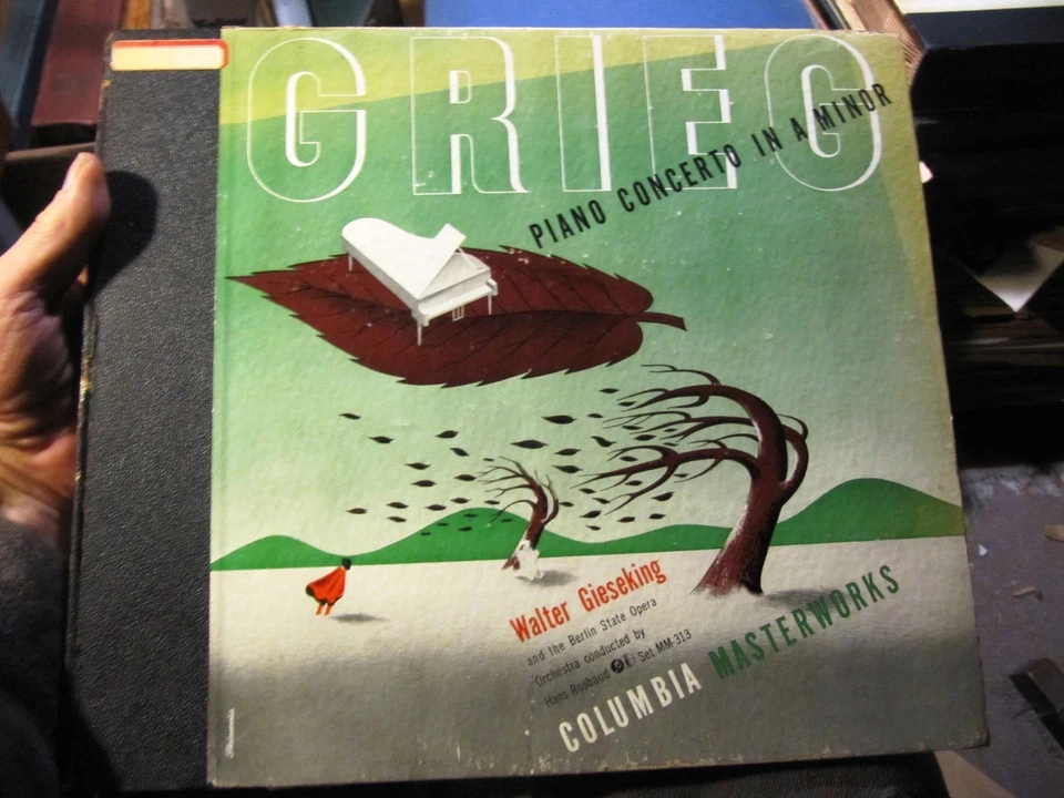 1937 Hans ROSBAUD Walter GIESEKING GRIEG Piano Concerto COLUMBIA Set 313 Berlin - Image 4 of 4