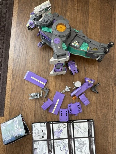 Trypticon 100% Complete Vintage 1986 G1 Transformers Hasbro Action Figure notes
