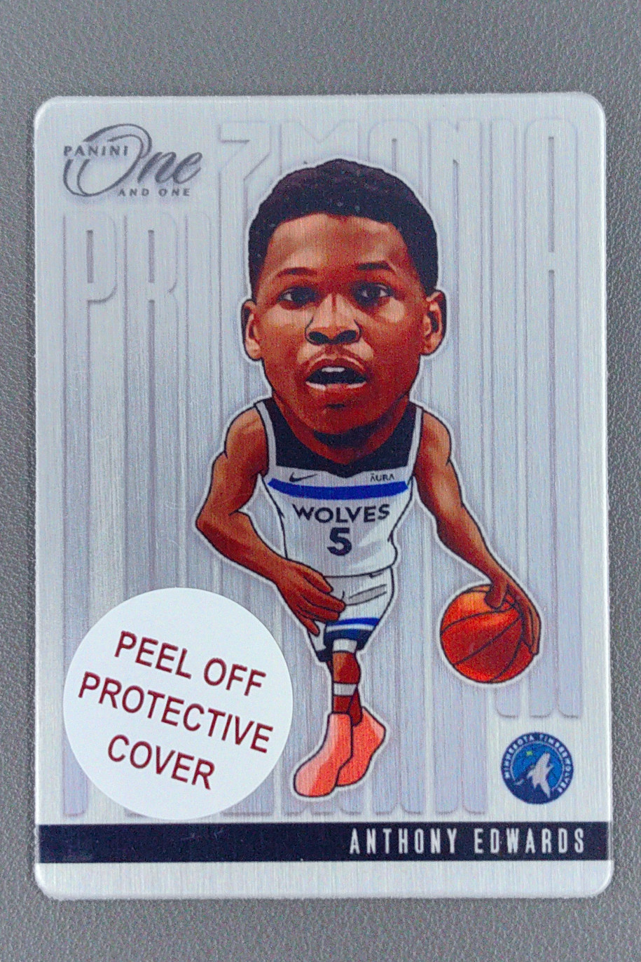 2024-25 Panini One and One Anthony Edwards Prizmania #12 SSP Timberwolves