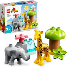 DUPLO Animali Dell’Africa, Giochi Educativi Con Animali Giocattolo per Bambini E