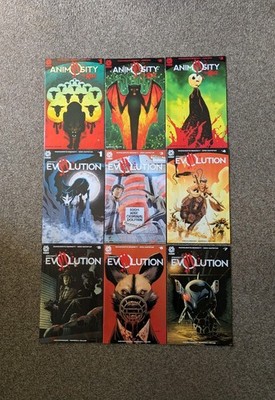 9x Animosity: The Rise #1 2 3 + Evolution #1 3 4 5 6 7 Aftershock Comics Bundle
