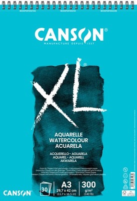 Canson Sketchbook A3 XL, Aquarelle drawing paper, 30 sheets, 039-171