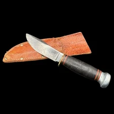 MARBLE'S USA vintage 1933-1940 WOODCRAFT Hunter-Skinner, original BSA sheath