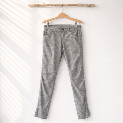 Damen Stretch Jeans Street One Gr. 38 grau gemustert gut | F054
