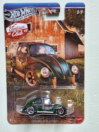 Hot Wheels Silver Series Vintage Club CHASE Volkswagen “Classic Bug” (Beetle)