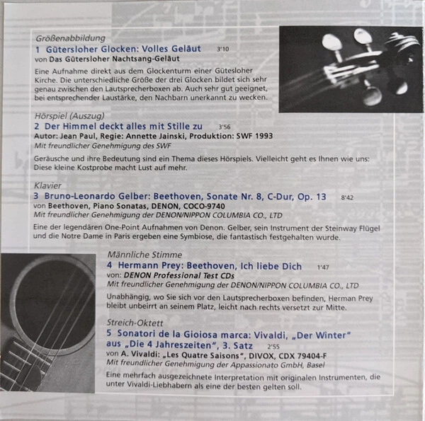 MANGER AUDIO CD Musik Von Einem Anderen Stern CD SAMPLER 2001 AUDIOPHILE - Bild 3 von 4