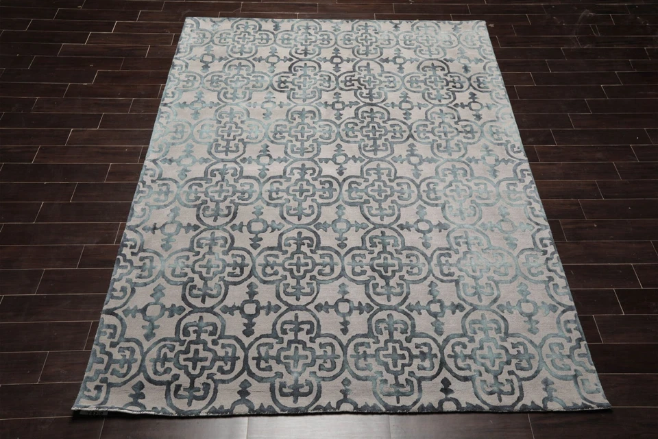 LoomBloom Multi Sizes Gray Transitional Boho Hand Tufted 100% Wool Area Rug - Image 3 of 4