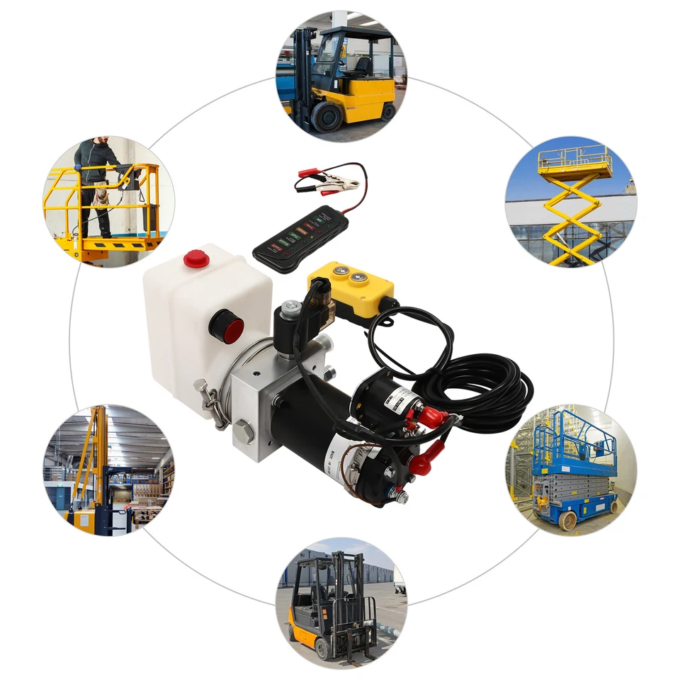 Hydraulic Power Unit 12V, Single Acting Dump Hydraulic Pump for Dump Trailer - Image 4 of 4