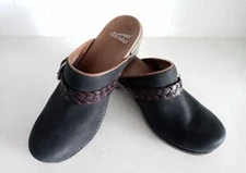 Dansko Clog Women's Size EU 41, Black Slip On Shoes Leather