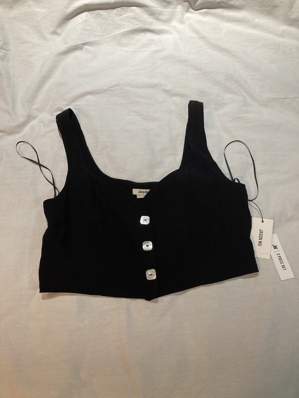 Jason Wu Black Tank Top, Women’s Size Medium, NWT!